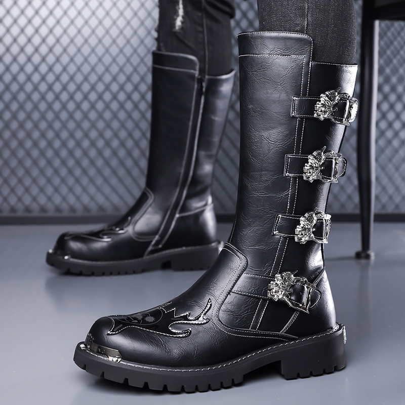 Outdoor Lighting Design - Autumn New Designer Leather Long Boots