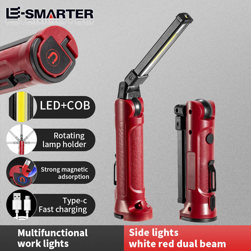 Outdoor Lighting Ideas - COB LED Work Light Rechargeable Folding