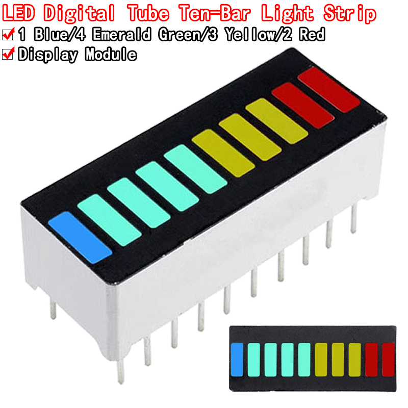 Outdoor Lighting Grid Screen - 1~10Pcs 10 grid digital segment LED