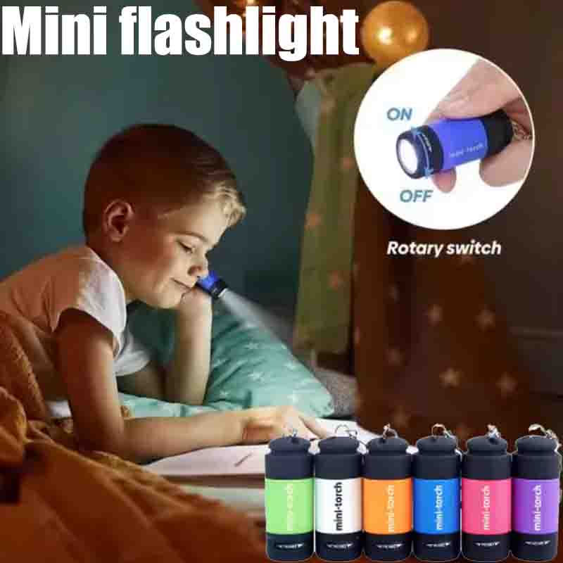 Outdoor Lighting Ideas - USB Rechargeable Camping Mini Flashlight Strong