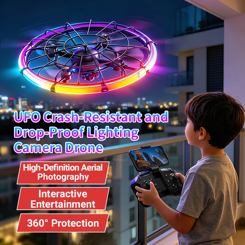 Outdoor Lighting In Photography - JJRC H145 UFO RC Drone with
